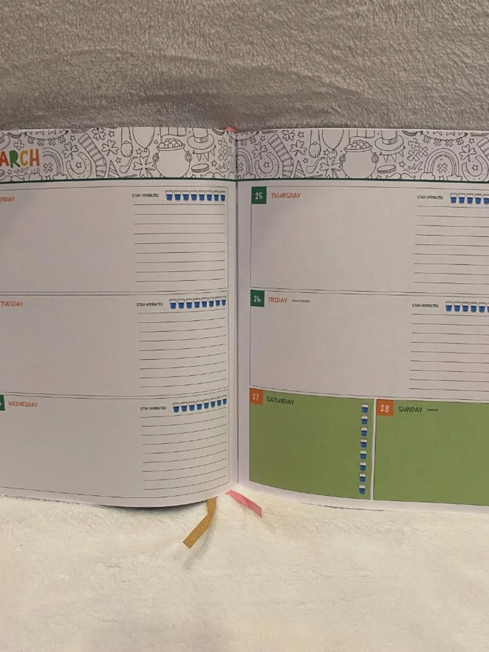 The Creative Expert Sweets 17-Month Coloring Bound Planner Aug 2026-Dec 2027 NWT